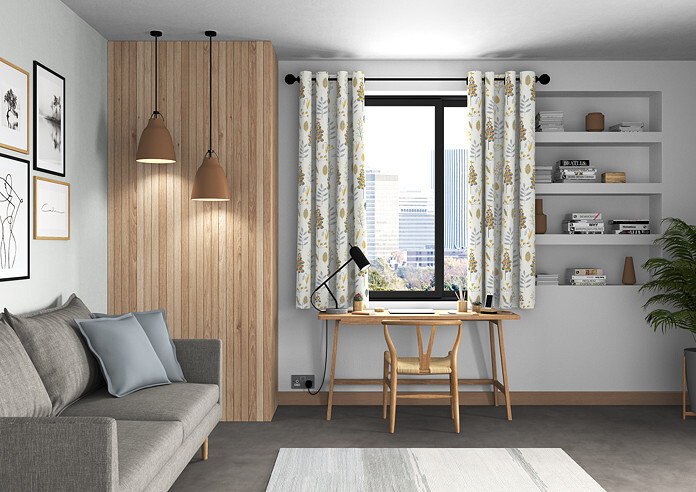 Amala, Saffron - Made to Measure Curtains - Image 5